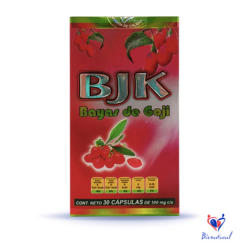 BJK Bayas de Goji 30 Cápsulas