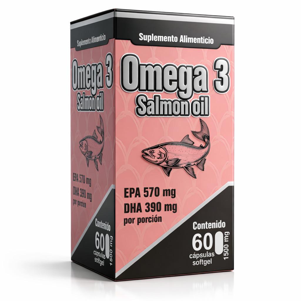Omega 3 Aceite de Salmon 60 capsulas